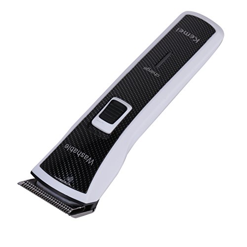 KYG Profi Elektrischer Haarschneider mit Ladestation Haarschneidemaschine Trimmer Hair Clipper Schwarz/Weiß - 5