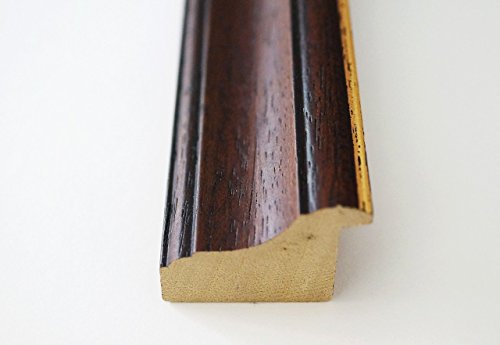 Spiegel Wandspiegel Badspiegel Flurspiegel Garderobenspiegel – Über 200 Größen – Genua Braun Gold 4,3 – Außenmaß des Spiegels 70 x 140 – Wunschmaße auf Anfrage – Antik, Barock - 5