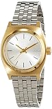 Nixon Damen-Armbanduhr Small Time Teller Gold/Silver Analog Quarz Edelstahl A3992062-00