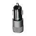 Produktbild GOZAR Schnelle Ladung 3.1A 15W Auto-Charger Dual USB Car Charger - Grau
