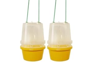 GARDENING NATURALLY Wasp Traps Pack of 2 - Effective Wasp Catchers for Homes, Gardens, and Patios - Reusable, Chemical-Free Solution, Eco-Friendly Recyclable Plastic - Species-Specific - Outdoor Pest Control