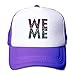 Produktbild daawqee We and Me Fingerprint Pattern Mesh Unisex Snapback Baseball Trucker Hats Personality Caps Hats