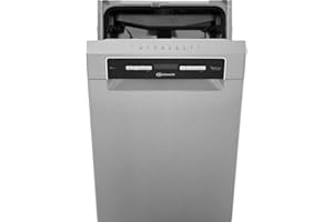 Bauknecht BSUO 3O33 PF X Undermount Dishwasher 45 cm / 10 Place Settings / PowerClean / ActiveDry / Cutlery Drawer / Hygiene Program
