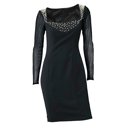 Preisvergleich Produktbild Ashley Brooke Pailletten Cocktailkleid für Damen Schwarz 44