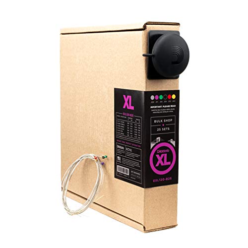 D'Addario EXL120-B25 Juego de Cuerdas, Plateado, Super Light, 9-42