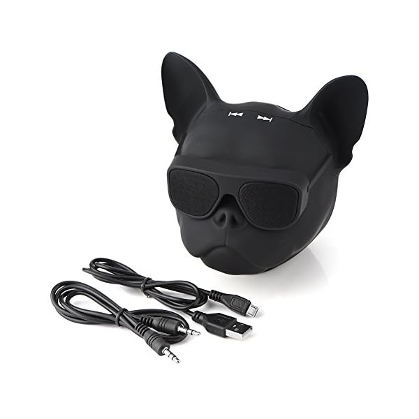 Altavoz Creativo con Forma de Perro, Reproductor de música portátil con Sonido estéreo con Forma de Perro Altavoz… - Image 3