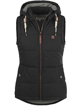 DESIRES Lew Damen Weste Kapuze