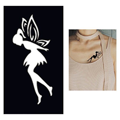 Tattoo Schablonen / Vorlagen 6 kleine Sheet Set Mini 2 für Henna Tattoo Glitter Tattoo Air Brush Tattoo - 3