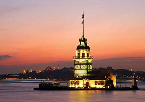 Preisvergleich Produktbild Türkei, Istanbul : Beleuchtete Leanderturms