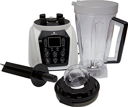 SMOOTHIE MONSTER 1000 der TESTSIEGER 2017 mit 10 JAHRE GARANTIE – Hochleistungsmixer mit TOUCH BEDIENFELD – 2200 Watt 6 Katanaklingen und 30.000 Umdrehungen pro Minute. DER Professionelle Standmixer für gewerbliche und private Nutzung. Nicht nur ein Smoothie Mixer sondern eine ALL-IN-ONE Küchenmaschine. - 2