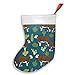 Produktbild Bikofhd Cow and Cactus Christmas Stockings,Stocking for Gifts,Christmas Eve Hanging,Tree Ornament, Home Decor