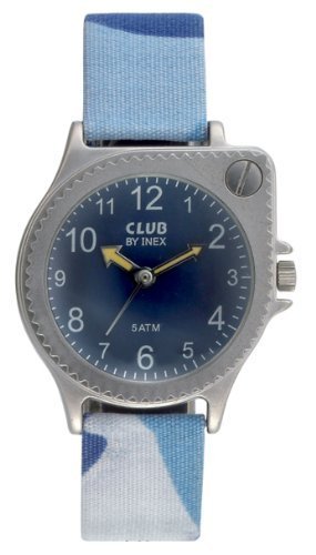 Club Kinder - Armbanduhr Militr-Tarnung mit Lupe Blau 5 bar A65105S8A Club Kinder - Armbanduhr Militr-Tarnung mit Lupe Blau 5 bar A65105S8A