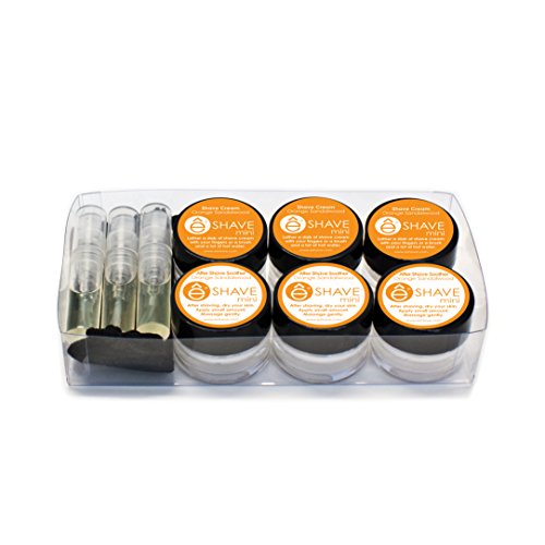 êShave Mini Travel Kit, Orange Sandalwood