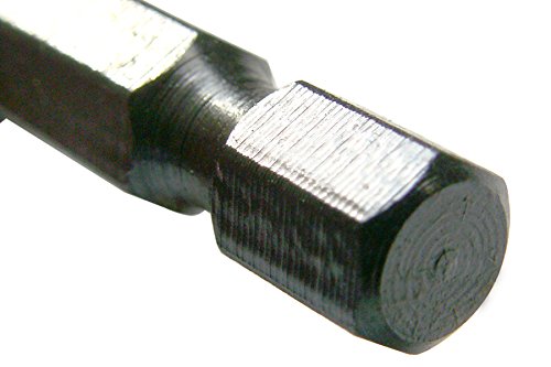 1/4″ Sechskant Bohrfutterschaft mit 1/2″-20 UNF Gewinde und Konterschraube - 3