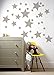Mamas & Papas Patternology Wall Stickers - Metallic Stars