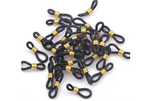 Gowxs 50 pezzi nero Chick Splay Leg Hobble Chicken Leg Bands Regolabile Hobbling Chicken Hobble Bretelle per Spraddle Leg Repair Pollame Forniture per la cura del pollame per pulcini Uccelli Quaglie