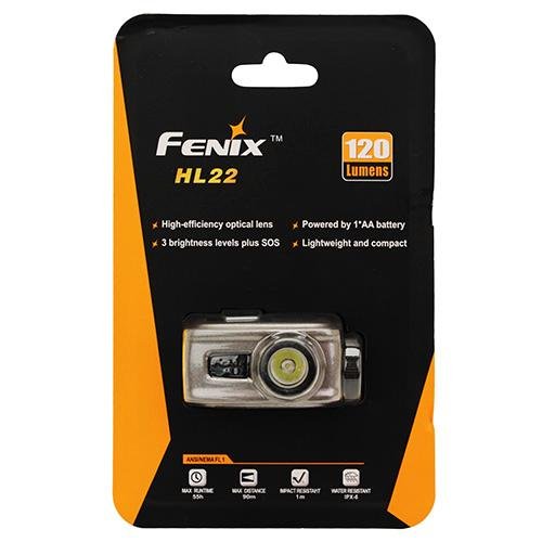 Preisvergleich Produktbild Fenix Taschenlampen HL22 120-lumen Scheinwerfer, HL22R4GY-B, grau