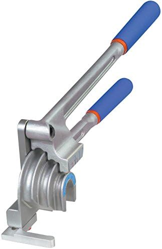 IMPERIALStride Tool 370-FHC 3/16", 1/4", 3/8", 1/2", Alum, Copper, Steel Triple Header 180 degree Benders, Silver/Blue