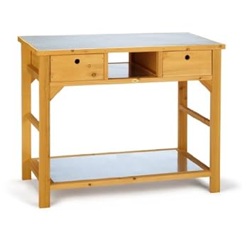 Habau 3107 Gartentisch Mit Schublade 110 X 55 X 99 Cm