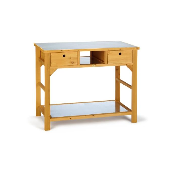 Habau 3107 Gartentisch Mit Schublade 110 X 55 X 99 Cm