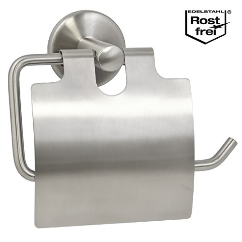 bremermann® Bad-Serie PIAZZA – Toilettenpapierhalter mit Deckel, matt - 3