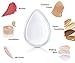 Live It Style It Silicone Make Up Sponge Blender Leaf Teardrop Design Applicator For Makeup and Liquid Foundation (Teardrop)