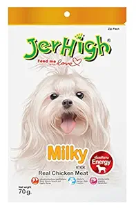 JerHigh Milk Stix Dog Treats, 70 g