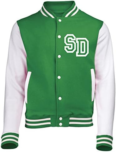 123t Kids Varsity Jacket with Front Initial Personalisation