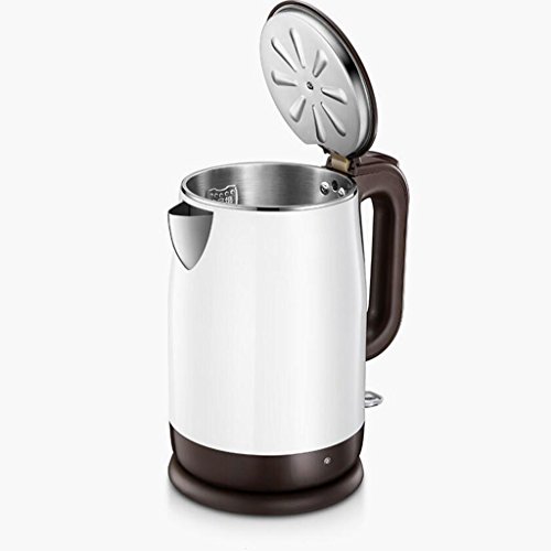 Simple White Household Electric Kettle Food Grade 304 Stainless Steel Kettle Insulation Hot Water Bottle Portable Kettle Automatic Electric Kettle Kitchen Kettle,1.7L