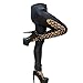 Produktbild Romsion Frauen Gothic Punk Kunstleder Hosen aushöhlen Side Rivet Trim Leggings Party dünne Hosen