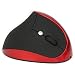 Produktbild Zolimx Drahtlose Ergonomisches Design Vertikale 6D 2400DPI USB Mäuse Maus für Laptop PC (Rot)