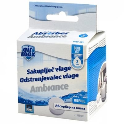 Ambiance Dehumidifier Moisture Trap Absorber REFILL (2 x 100g)