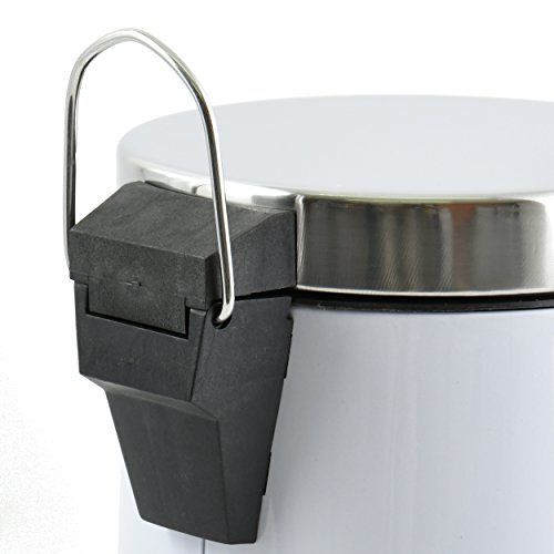 MSV Kosmetikeimer „Katze““ Mülleimer Treteimer Abfalleimer – 3 Liter – mit herausnehmbaren Inneneimer - 4