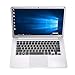 Produktbild FCGV Ultradünner 14,1 Zoll-Display-Profi-Quad-Core-Laptop für Windows 10 - Silber (6 + 64 GB)