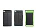 Produktbild Wasserdicht 8000mAh Solar Power Bank USB Akku mit LED Taschenlampe Karabiner (GRÜN)