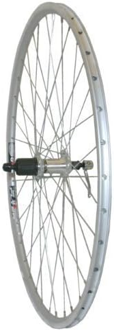 700c Rigida Road Bike QR Rear Bicycle Double Walled Wheel Shimano 8 or 9 Freehub in Silver
