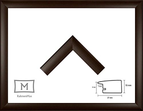 Picture / Poster / Photo Frame "Toskana" 23,6 x 47,2 Inch ( 60 x 120 cm ) with grand colour choice. Currently: Dark Oak decor. Colour Category: Wood