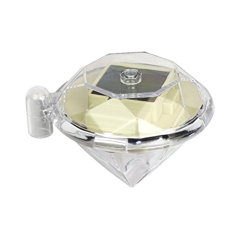 NordSd Solarlampe mit 4er-Set , Farbwechsel Edelstahl Diamant LED Solarleuchten Garten stecker Laternen - 5