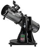 La considerable óptica de apertura de 152 mm revela vistas nítidas de la Luna y planetas brillantes como Marte, Júpiter y Saturno