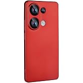 Coverzone Premier Xiaomi Redmi Note 13 4G ile Uyumlu Kılıf Silikon Soft ve P&uuml;r&uuml;zs&uuml;z Y&uuml;zey Kırmızı