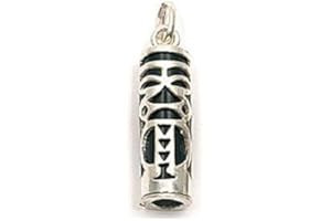 LINE.BIJOUX MAGNIFIQUE PENDENTIF Homme TIKI TENDRESSE 925°°° ARGENT & ONYX sans nickel