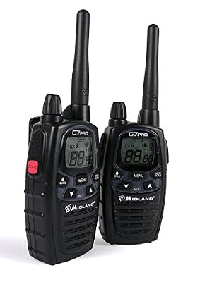 Midland C1090-G7 Pro Talkie Walkie Noir