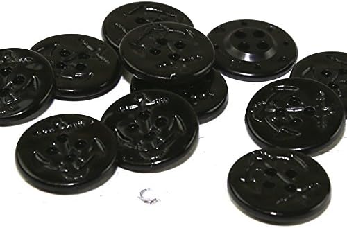 Round 4 Hole Anchor Design Plastic Buttons - per 4 buttons