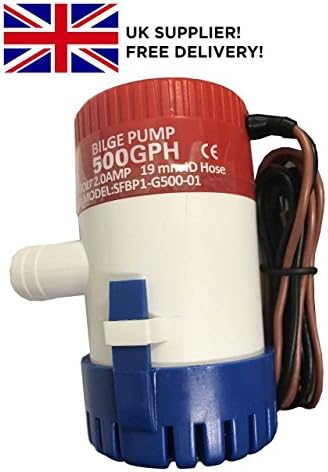 Submersible Bilge Pump 12V 500GPH