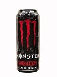 bebidas energeticas monster ingredientes Con un volumen de  500 ml Monster assault bebida energética - [Pack de 12]