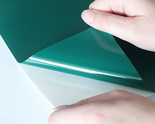 Selbstklebende Tafelfolie | Markerfolie in versch. Größen & Farben ab 14,90 € | Whiteboardfolie Boardmarkerfolie | inkl. 2 Stück Kreide | Wandfolie Grün (120×200 cm) - 5