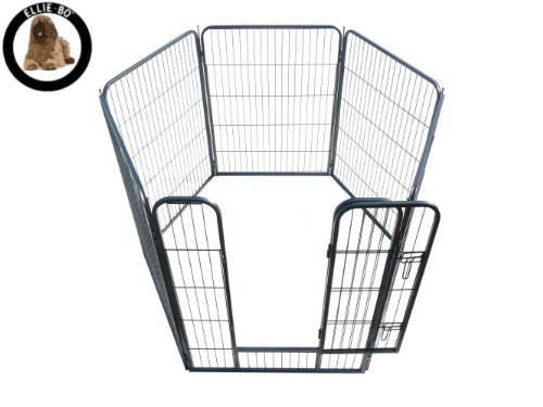 Ellie-Bo-Heavy-Duty-Modular-Puppy-Exercise-Play-Whelping-Pen