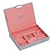 Produktbild Stackers Schmuckkästchen 'CLASSIC SIZE' Dove Grau Kreuzschraffurmuster Schmuckkästchen mit Deckel mit Koralle mit Futter