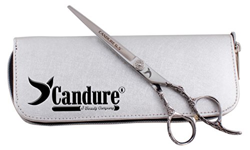 CANDURE® Professionell Haarschneideschere 6.5" Zoll Haarschere Haarschneideschere Friseur Schere Profi Friseurschere - Friseurscheren - Friseurschere Effilierschere Haarschere + Etuis