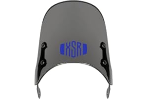 XERIAL Windshield Windscreen For YAMAHA XSR 900 700 300 250 155 125 Motorcycle Front Pare-brise Air Wind Deflectors Parabrisas Aftermarket Replacement (with BLUE sticker)